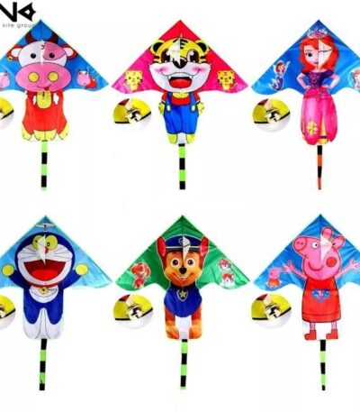 دلتا کایت بچه گانه با طرح کارتونی زنگوله دار